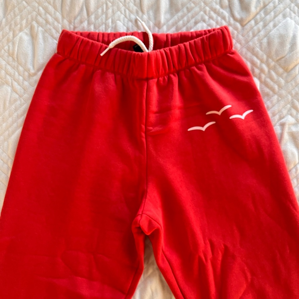 Lazypants orange sweatpants